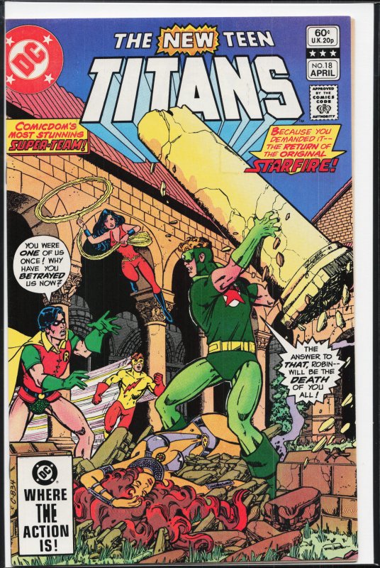 The New Teen Titans #18 (1982) Teen Titans