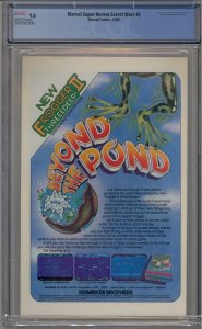 MARVEL SUPER HEROES SECRET WARS #8 CGC 9.8 ALIEN SYMBIOTE ORIGIN WHITE PAGES 006