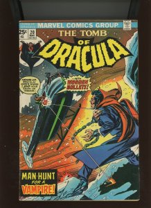 (1974) Tomb of Dracula #20: KEY! 1ST (FULL) APPEARANCE OF DR. SUN! (4.5/5.0)