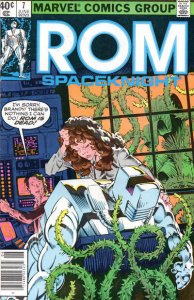 Rom #7 (Newsstand) VG ; Marvel | low grade comic Spaceknight Bill Mantlo