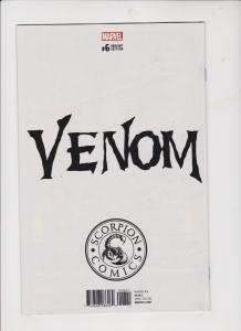 VENOM-#6--2017--MARVEL-MARK BAGLEY COLOR VARIENT-FROM A 3000 CASE-NM