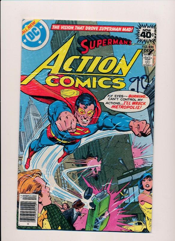 DC Action Comics #490 SUPERMAN VG/FINE (SRU170)