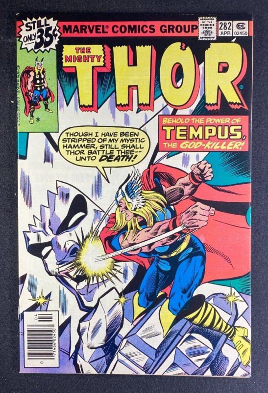 Thor (1966) #282 NM- (9.2) Tempus 1st App Time-Keeps TVA Keith Pollard Art