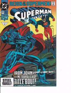 Lot Of 2 Comic Books DC Superman Man of Steel #23 and #24  ON8