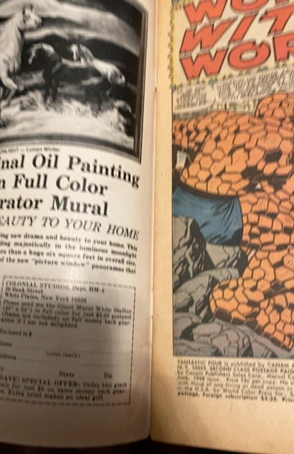 Fantastic Four #75 (1968) Goactus and Silver Surfer