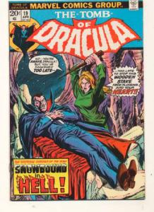 Tomb of Dracula (1972 series)  #19, VF+ (Actual scan)