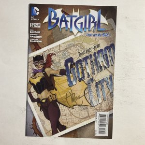 Batgirl 32 New 52 2014 Signed by Ant Lucia Variant DC Comics NM near mint