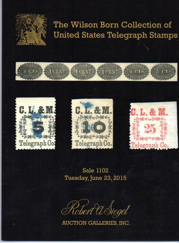 Siegel Sale of US Telegraph Stamps