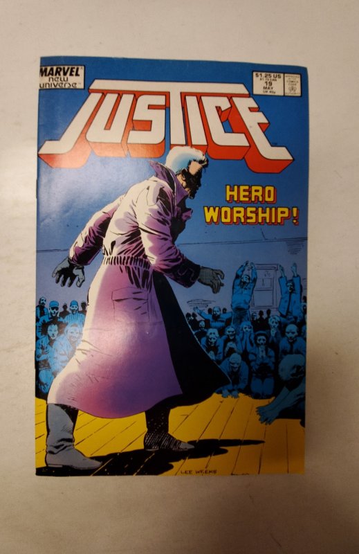 Justice #19 (1988) NM Marvel Comic Book J732