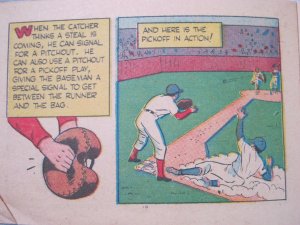 1962 Finer Points of Baseball For Everyone How to Catch Pocket Comic Book