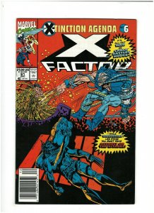 X-Factor #61 VF+ 8.5 Marvel 1990 Mark Jewelers Variant X-Tinction Agenda pt.6