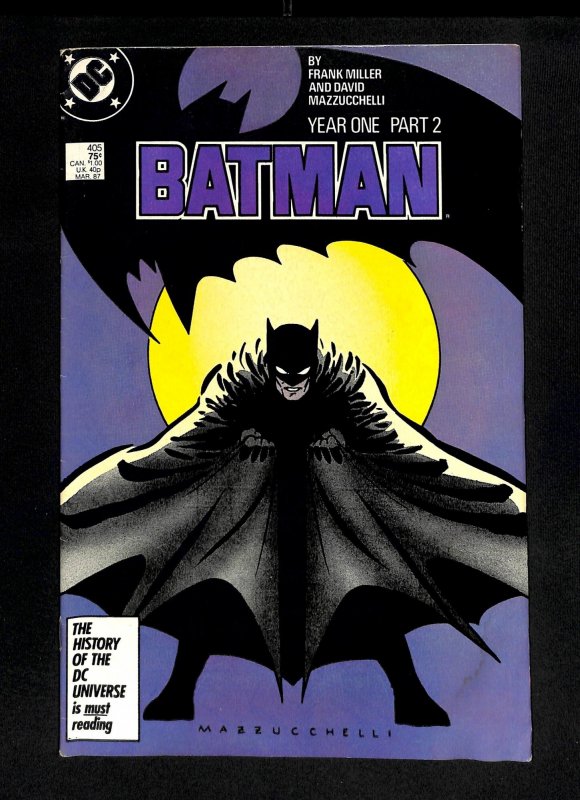 Batman #405 1st Carmine Falcone! Frank Miller Year One Part 2!