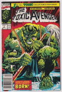Toxic Avenger #1 (1991) The Toxic Avenger [Key Issue] NEWSSTAND EDITION