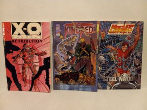 X-0 MANOWAR, THE KINDRED, MAGNUS  ROBOT FIGHTER 3 GRAPHIC NOVELS - FREE SHIPPING