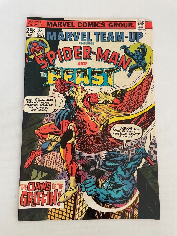Marvel Team-Up # 38 VF/NM Comic Book Human Torch Beast X-Men Spider-Man 20 LI6