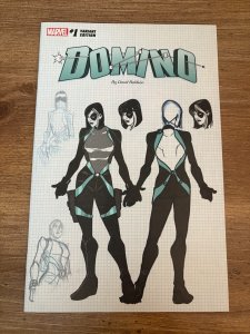 Domino # 1 NM 1st Print Variant Cover Marvel Comic Book X-Men X-Force 9 J294