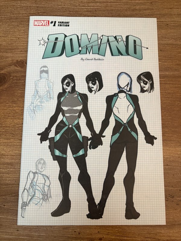 Domino # 1 NM 1st Print Variant Cover Marvel Comic Book X-Men X-Force 9 J294