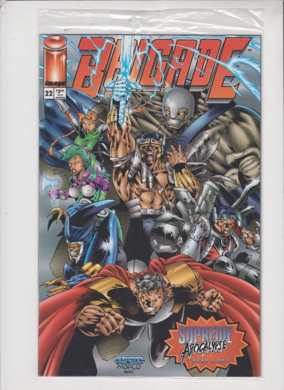 Brigade #22  (1995) POLYBAGGED W/CHAPEL TRADING CARD!!