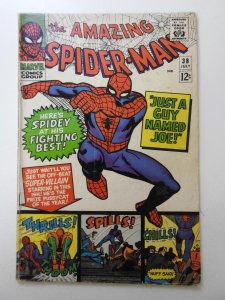 The Amazing Spider-Man #38 (1966) Ditko Art! VG Condition! Staple Pop top