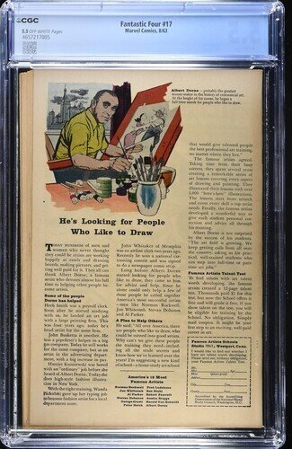 Fantastic Four #17 1963 Marvel Comics CGC 5.5 Doctor Doom app