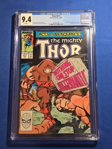 The Mighty Thor #411 CGC 9.4 Marvel Comics 12/89