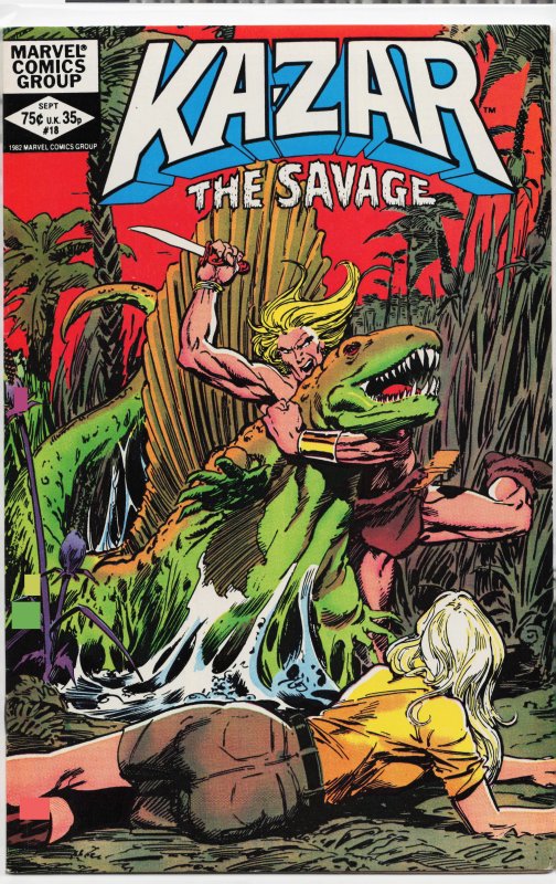 Ka-Zar the Savage #18 (1982) Ka-Zar