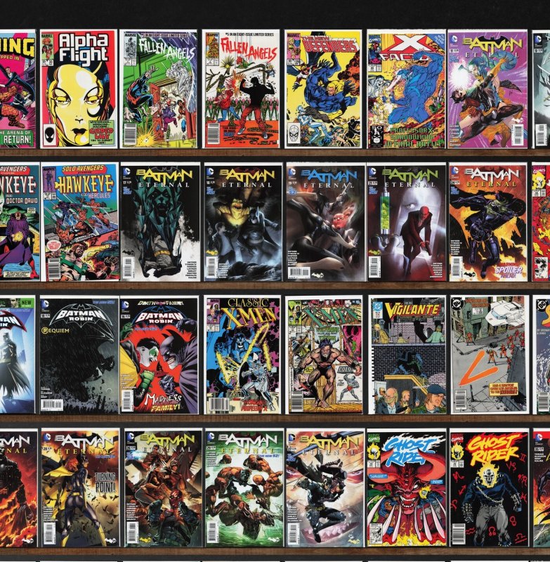 Huge Lot 140+ Comics with Batman Eternal, Batman And Robin, V & More!