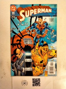 Superman #186 VF-NM DC Comics comic book 8 JW49