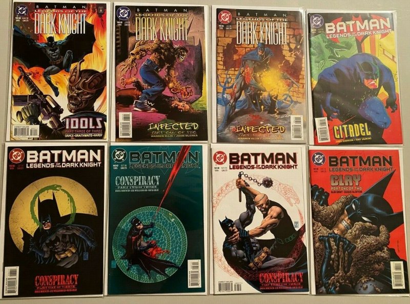 Batman legend of the dark knight comic lot run from:#50-99 avg 8.5 VF+ (1993-97)