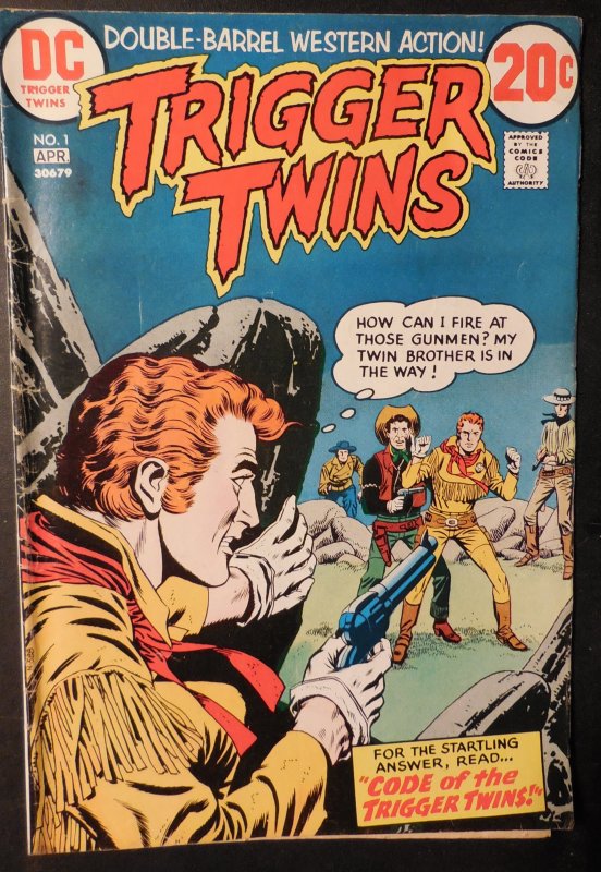 Trigger Twins #1 (1973) Ross Andru & Infantino Art One-Shot