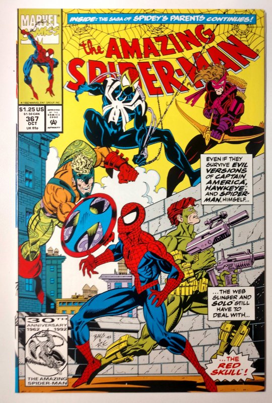 The Amazing Spider-Man #367 (9.0, 1992) 