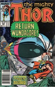 Thor #406 (Mark Jewelers) VG ; Marvel | low grade comic Wundagore Tom DeFalco