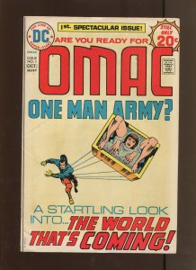 Omac #1 - Build A Friend! (4.0) 1974
