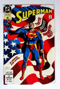 Superman #53 (1991) NM- Superman DC