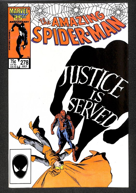 Amazing Spider-Man #278  Marvel Comics Spiderman