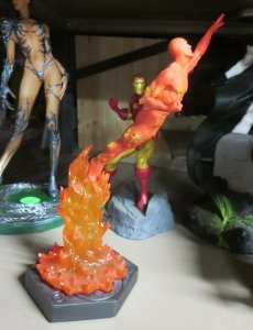 THE HUMAN TORCH by Bowen designs STATUE! #674/4000 NO BOX! Fantastic Four