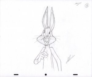 Bugs Bunny Animation Pencil Art - 11 - Eureka
