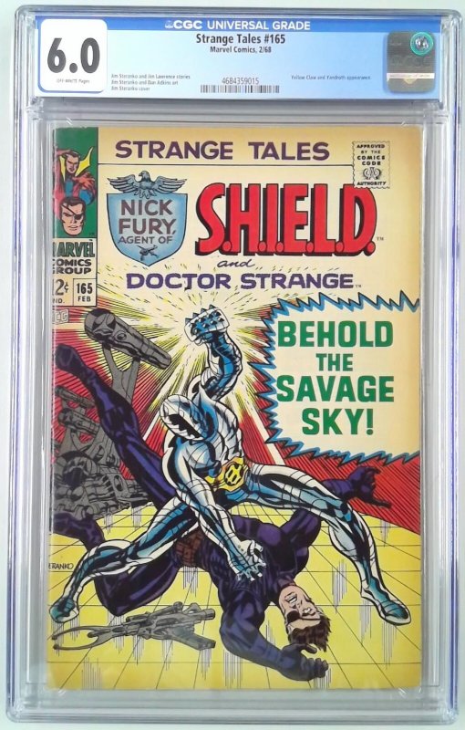 STRANGE TALES (1951) 165 CGC 6.0 STERANKO COVER (SLAB GRADE)