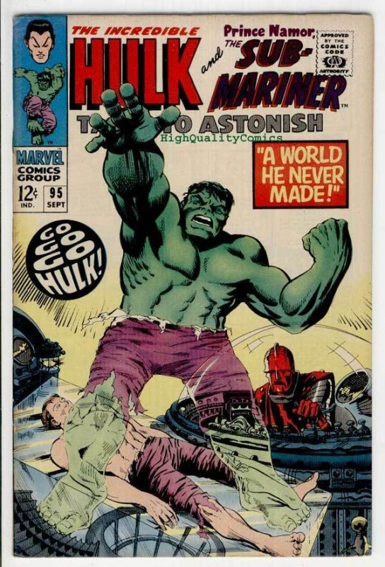 TALES to ASTONISH #95, VF+, Hulk, Sub-Mariner, 1959, more TTA in store