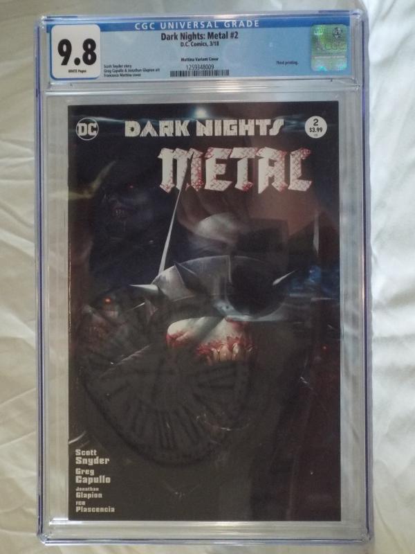 Dark Knights Metal #2 - Third Printing - Mattina Variant Cover