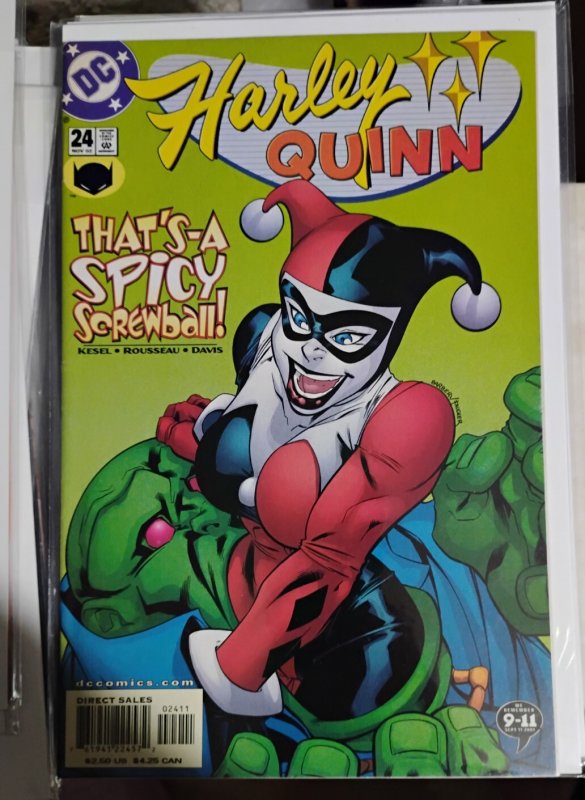 HARLEY QUINN   #24  2002  DC COMICS KARL KESEL martian manhunter