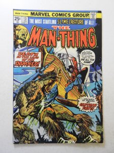 Man-Thing #13 (1975) GD/VG Condition MVS intact! moisture stains