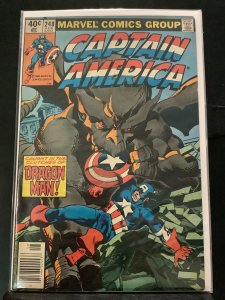 Captain America #248 Newsstand Edition (1980)
