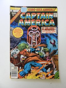 Captain America Annual #4 (1977) FN/VF condition