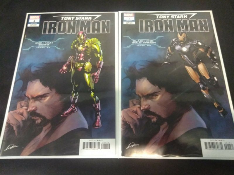 Tony Stark Iron Man #1 Lot of 10 Variants! 6 Prototype, Party Variant, + MORE!