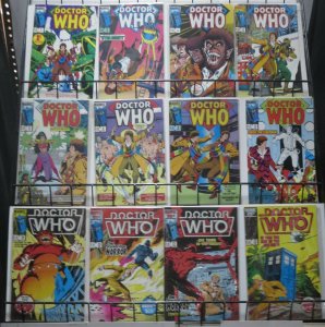 DOCTOR WHO (Marvel, 1984) SAMPLER! 11 issues! Steve Dillon, Dave Gibbons! VF/+