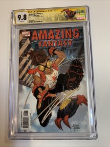 Amazing Fantasy (2004) # 1 ( CGC WP SS 9.8) 1st Anya Corazon | Signed M. Brooks