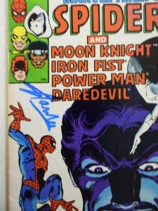 Marvel Team-Up Annual #4 Signed by Stan Lee! no cert VG Condition