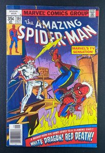 Amazing Spider-Man (1963) #184 FN+ (6.5) 1st White Dragon