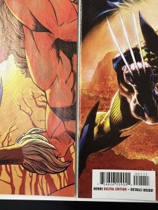 WOLVERINE DEEP CUT #1 CVR A + 1:25 SHALVEY VAR NM MARVEL IN-HAND 2024 PROSHIPPER